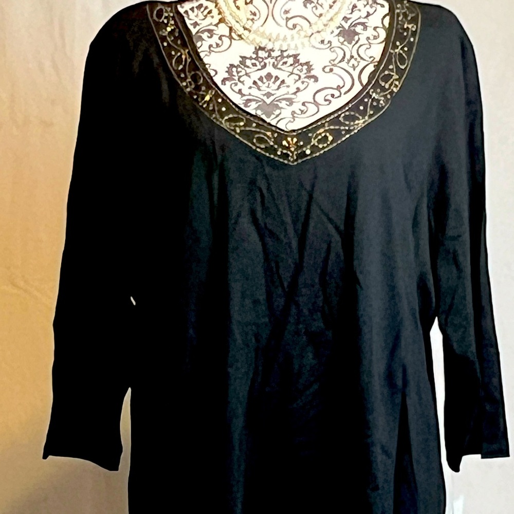 Black v neck